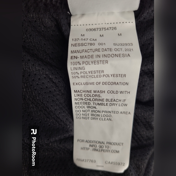 Nike Boy's Volley Board Shorts Surf Black Swim Trunks Medium Liner Pockets New - Picture 11 of 14